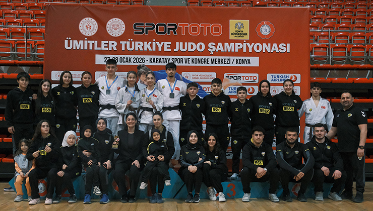 Konya Büyükşehir judoda Türkiye ikincisi oldu