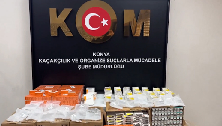Konya polisi kaçakçılara nefes aldırmadı