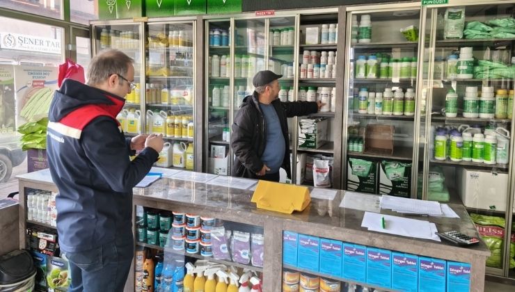 Konya’da bitki koruma bayileri denetleniyor