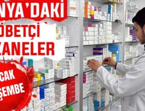 Konya’da bugün hangi eczaneler nöbetçi? 8 Ocak Perşembe günü