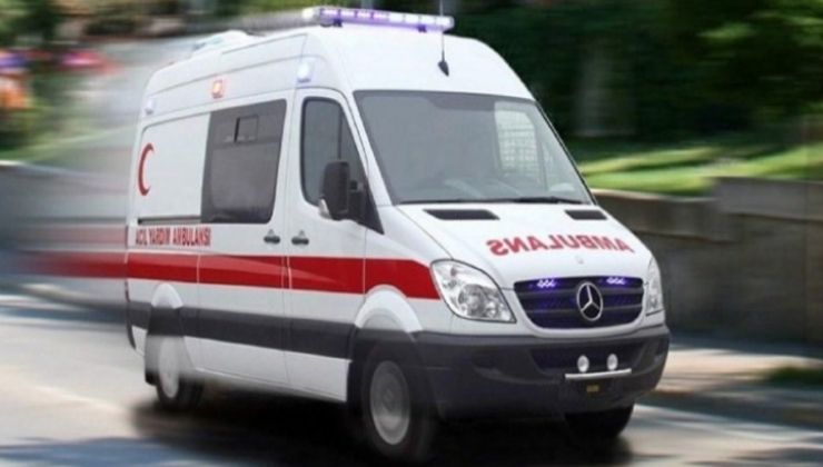 Konya’da devrilen tırın sürücü yaralandı