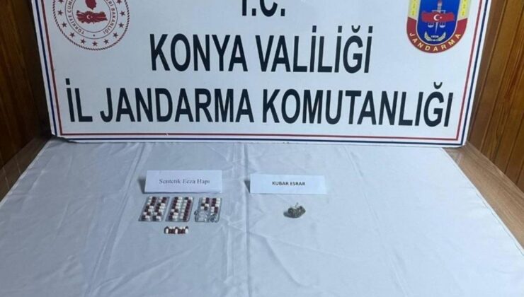 Konya’da jandarmadan uyuşturucu operasyonları: 7 tutuklama