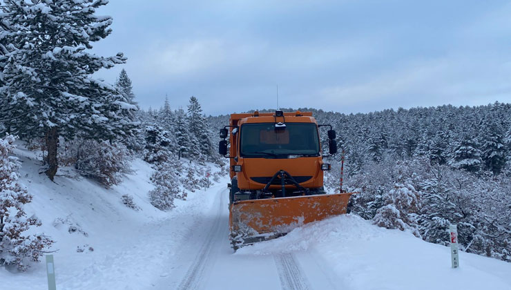 Konya’da kar bereketi için 1.885 personel ve 790 araçla 24 saat görevde