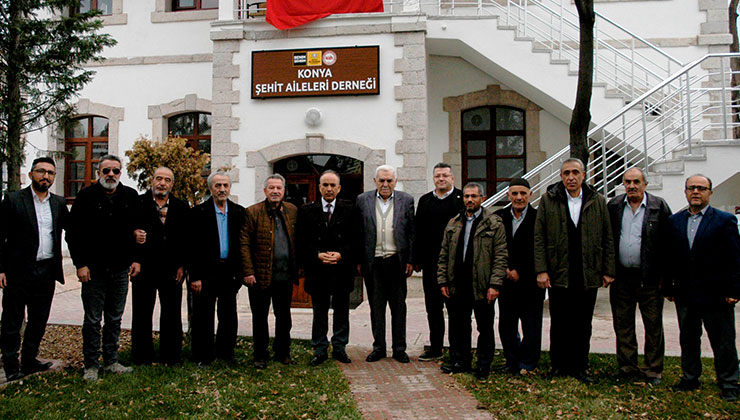 Konya’da şehitler için dualar yükseldi