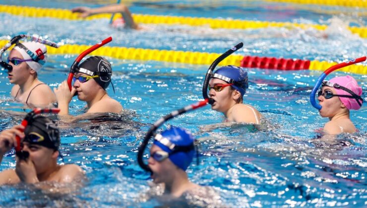 Konya’da yapılan Paletli Yüzme Türkiye Şampiyonası sona erdi