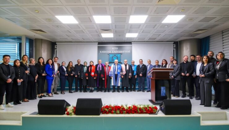 KTO Karatay Üniversitesi’nde Akademik Teşvik Ödül Töreni düzenlendi