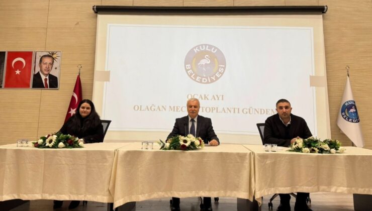 Kulu’da yeni yılın ilk meclis toplantısı yapıldı