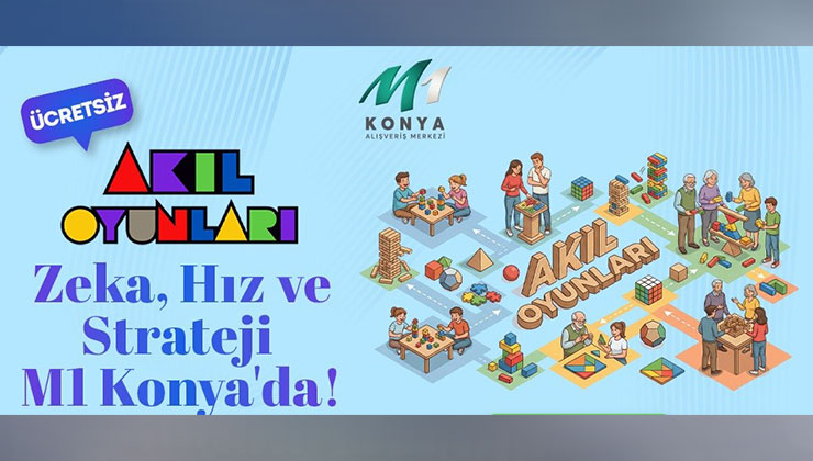M1 Konya AVM’den sömestr döneminde ‘Akıl Oyunları’ etkinliği