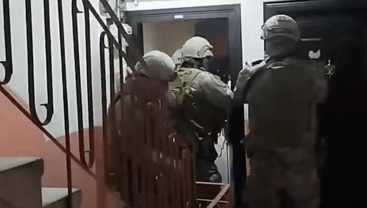 Organize suç örgütüne yönelik 21 ildeki operasyonlarda 96 şüpheli yakalandı