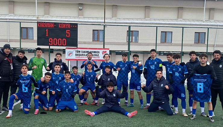 Selçuklu Belediyespor, Karaman’ı 5 golle devirdi