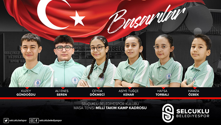 Selçuklu Belediyespor’da milli gurur