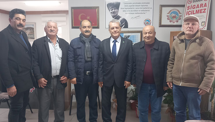 Seydişehir Muhtarlar Derneği’nden Aypar’a hayırlı olsun ziyareti