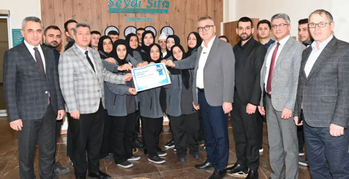 Seydişehir’de iki işletmeye “İşimiz Temiz Belgesi” verildi