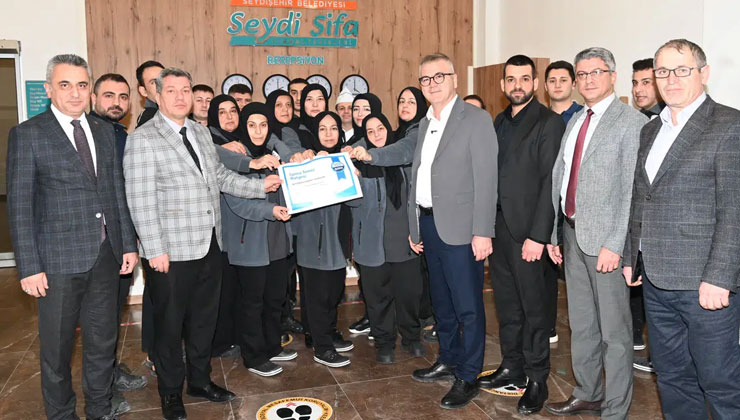 Seydişehir’de iki işletmeye “İşimiz Temiz Belgesi” verildi