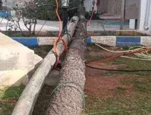 Şiddetli fırtına Konya’nın ilçesinde maddi hasar oluşturdu