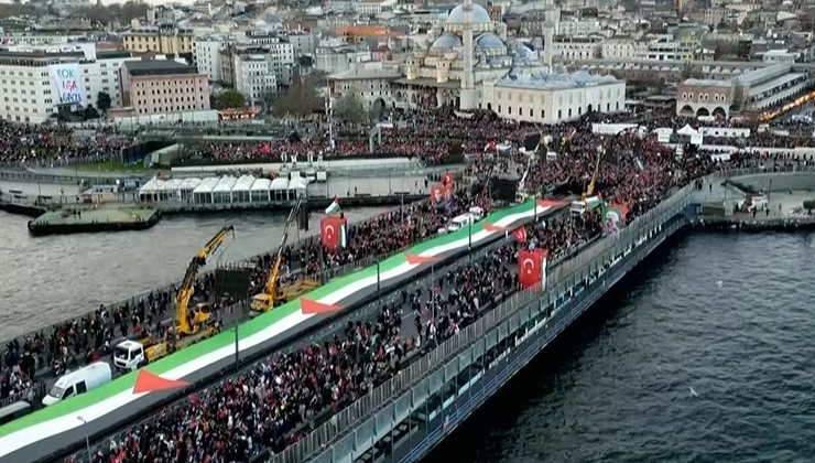 Spor camiası, Filistin’e destek için buluştu