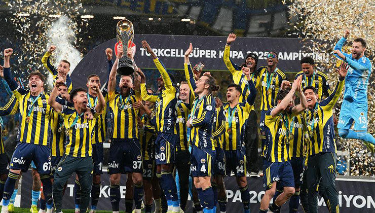 Süper Kupa şampiyonu Fenerbahçe