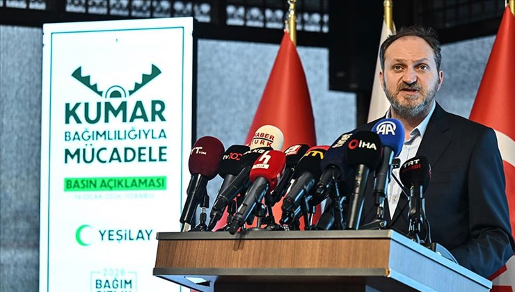 Yeşilay Başkanı Dinç, kumar bağımlılığında güncel verileri paylaştı
