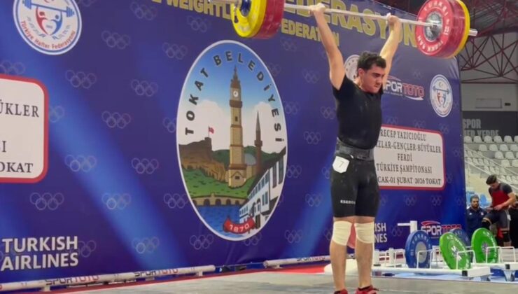 Karatay Belediyespor halterde Türkiye şampiyonu