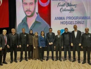 Akşehir’de Fırat Yılmaz Çakıroğlu için anma programı düzenlendi
