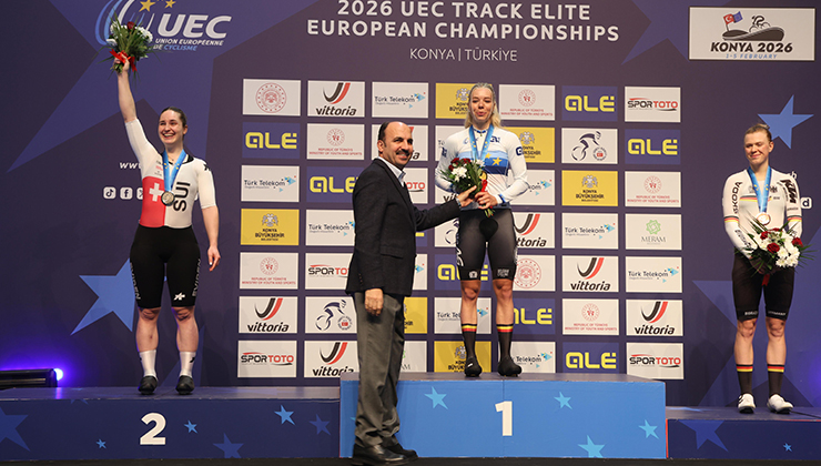 Başkan Altay, Avrupa Pist Bisikleti Şampiyonası’na katılan sporculara teşekkür etti