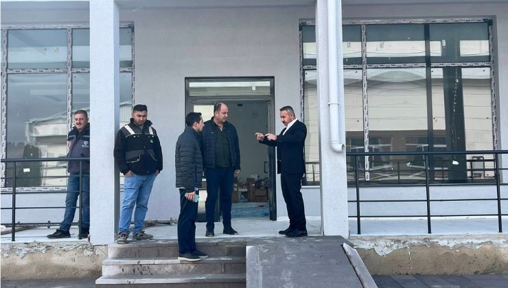 Başkan Orhan çalışmaları yerinde inceledi