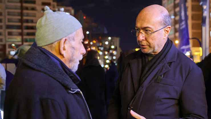 Başkan Pekyatırmacı Kibrit Camii’nde vatandaşlarla teravihte buluştu