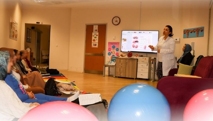 Beyşehir’de anne adayları Gebe Okulunda bilinçleniyor