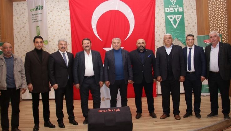 DSYB Konya’dan Karapınarlı yetiştiricilere eğitim ve bilgilendirme toplantısı