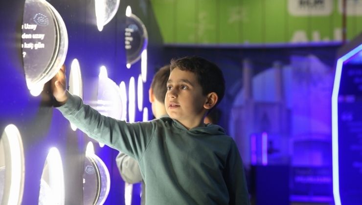 Erzurum’da çocuklar Türkiye’nin uzay misyonunu yakından tanıyor