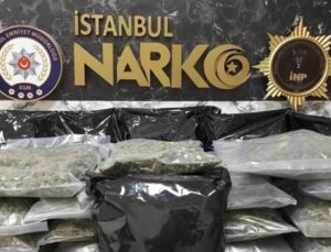 İstanbul’da 22 kilo 450 gram uyuşturucu ele geçirilen operasyonda 1 zanlı yakalandı