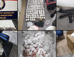 İzmir’de 450 bin uyuşturucu hap, 1 kilo 660 gram kokain ele geçirildi