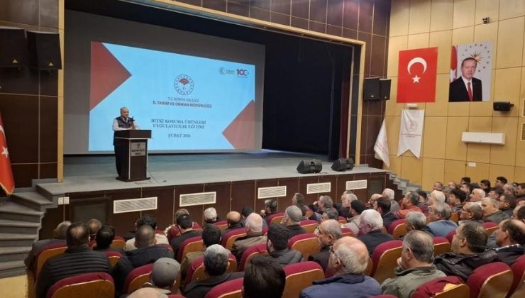 Karapınar’da üreticilere “Zirai İlaç Uygulama Belgesi” eğitimi