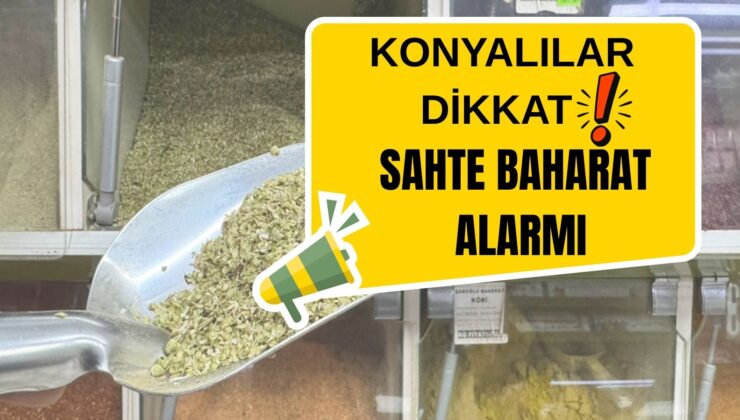 Konya Bakkallar Odası sahte baharata karşı uyardı
