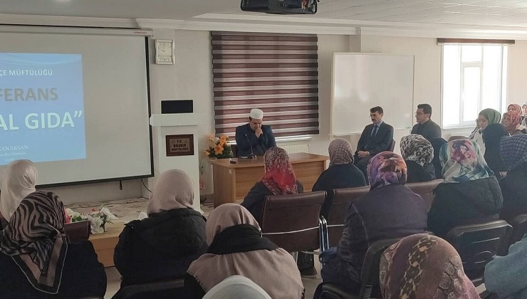 Konya Bozkır’da “Helal Gıda” konulu konferans