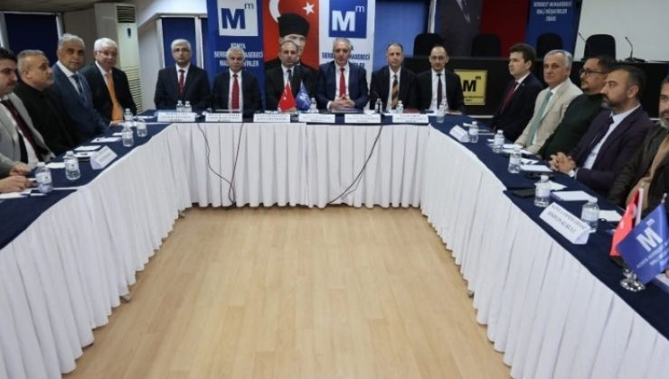 Konya SMMMO ile Konya Defterdarlığı arasında istişare toplantısı