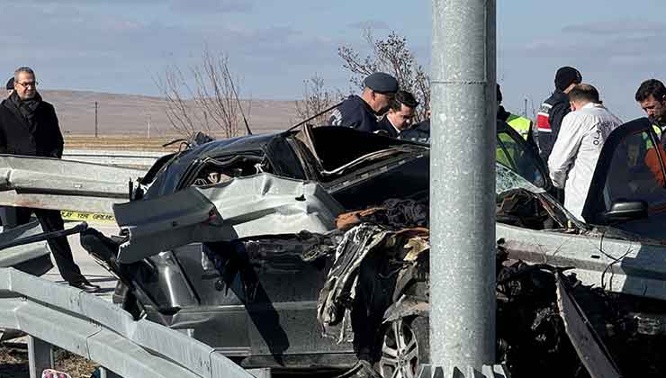 Konya yolunda feci kaza! 2 kişi öldü, 1 çocuk yaralandı
