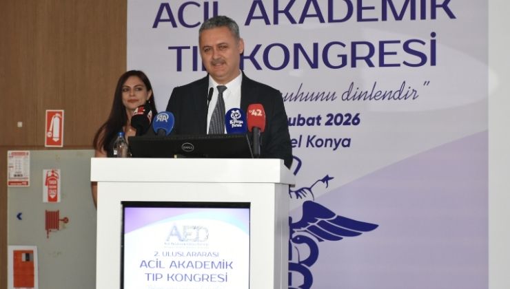 Konya’da 2. Uluslararası Acil Akademik Tıp Kongresi başladı