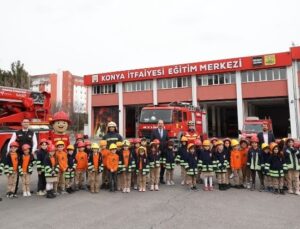 Konya’da 45 bin minik kahramana itfaiye eğitimi