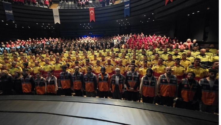 Konya’da Akreditasyon ve AFAD gönüllülerine sertifika teslim töreni yapıldı