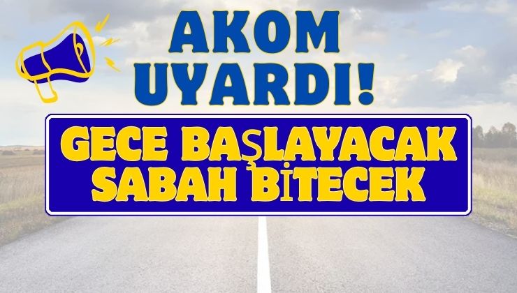 Konya’da bu tarihlerde o yoldan geçenler dikkat!