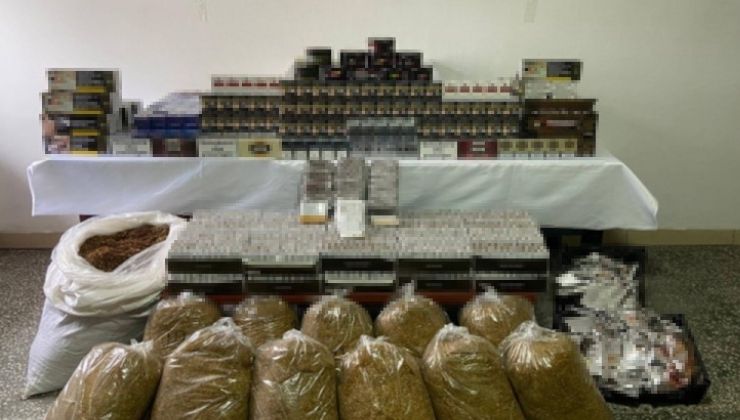 Konya’da jandarmadan tütün kaçaklarına operasyon