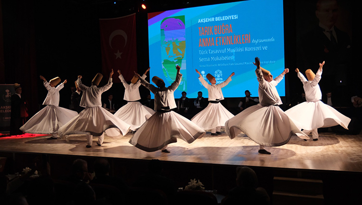 Konya’da Tarık Buğra anma gecesini sema gösterisiyle taçlandı