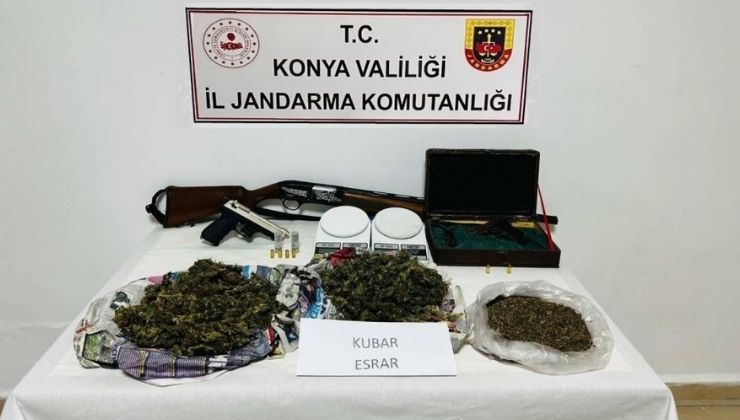 Konya’da uyuşturucu tacirlerine 15 günde 30 operasyon: 6 tutuklama