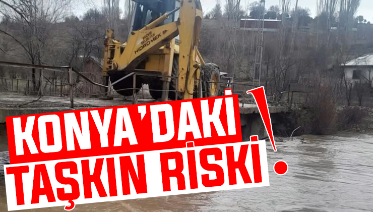 Konya’daki şelale için önlemler alındı