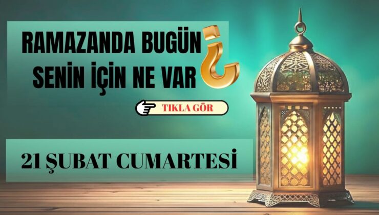 Ramazanın 3. gününe özel hazırlanan manevi iftariyelikler