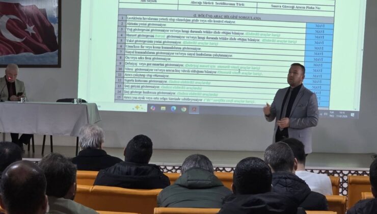 Kulu ‘da MTSK sınavlarında görev alan öğretmenlere bilgilendirildi