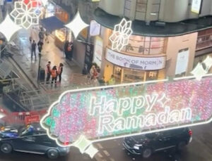 Londra’nın ünlü Coventry Caddesi, 4’üncü kez ramazan için süslendi