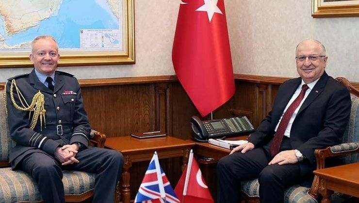 Milli Savunma Bakanı Güler, Birleşik Krallık Genelkurmay Başkanı Orgeneral Knighton’ı ağırladı