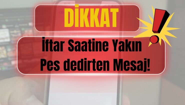 Ramazan’da bu mesajı alanlar hemen kontrol etsin!